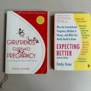 expecting better Emily Oster book girlfriends guide to pregnancy prenatal bundle